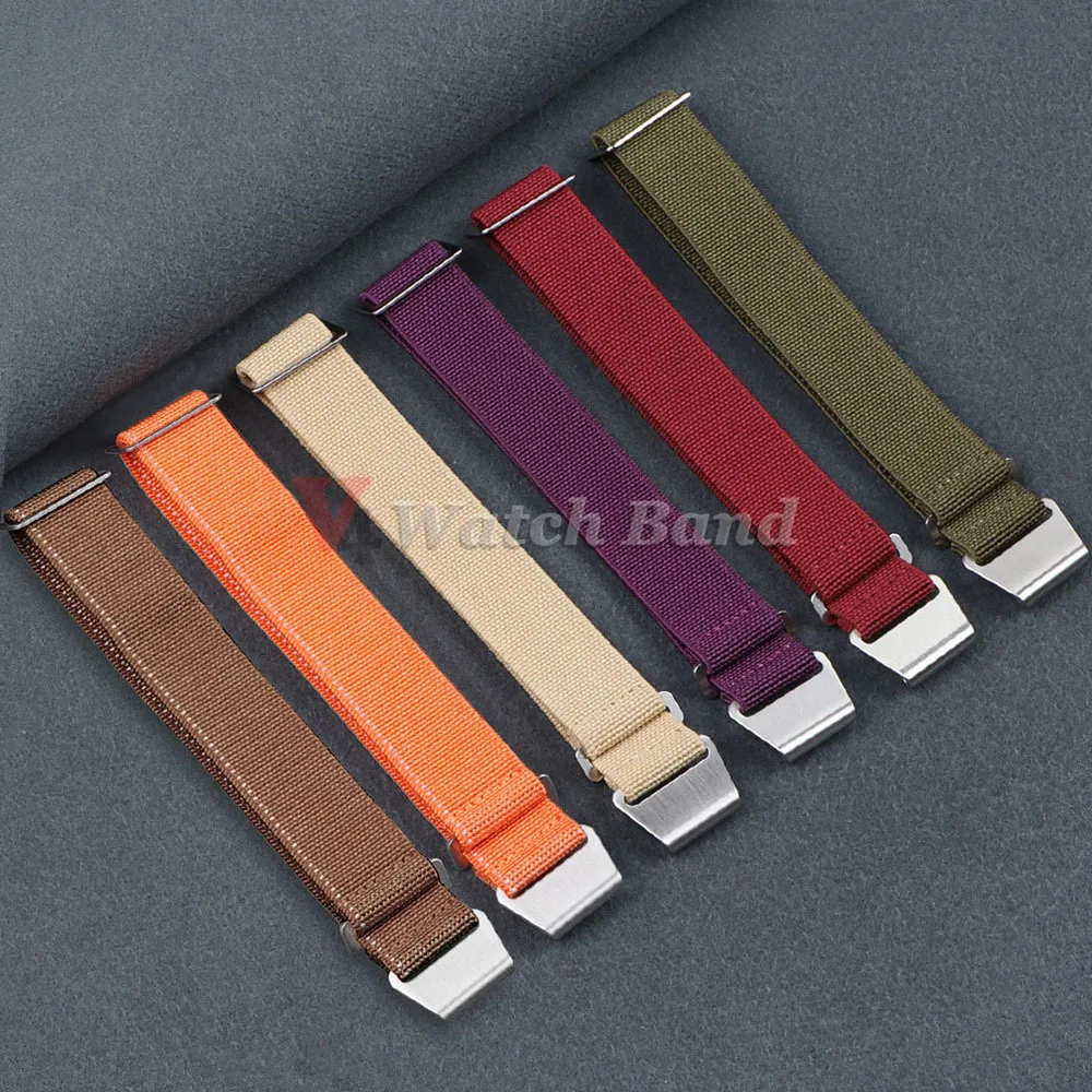 Elastic Watch Strap 60s French - Parachute Strap Elastic บทวิจารณ์และราคา