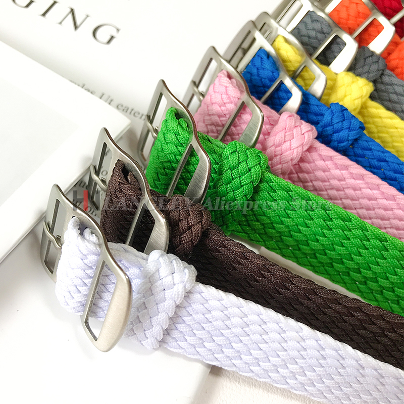 Fabric Woven Nylon Watch Band  - Perlon Strap Woven บทวิจารณ์และราคา