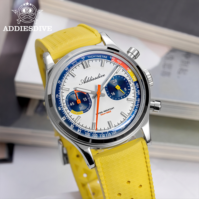 ADDIESDIVE Fashion Men's Quart - Rubber Strap Diver บทวิจารณ์และราคา
