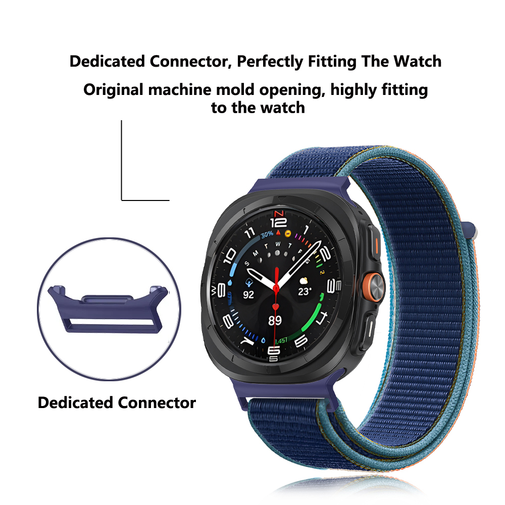 Colorful Weave Band For Samsun - Sport Loop Velcro บทวิจารณ์และราคา