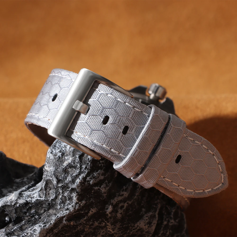 20mm 22mm Smooth Genuine Nylon - Perlon Strap Woven บทวิจารณ์และราคา