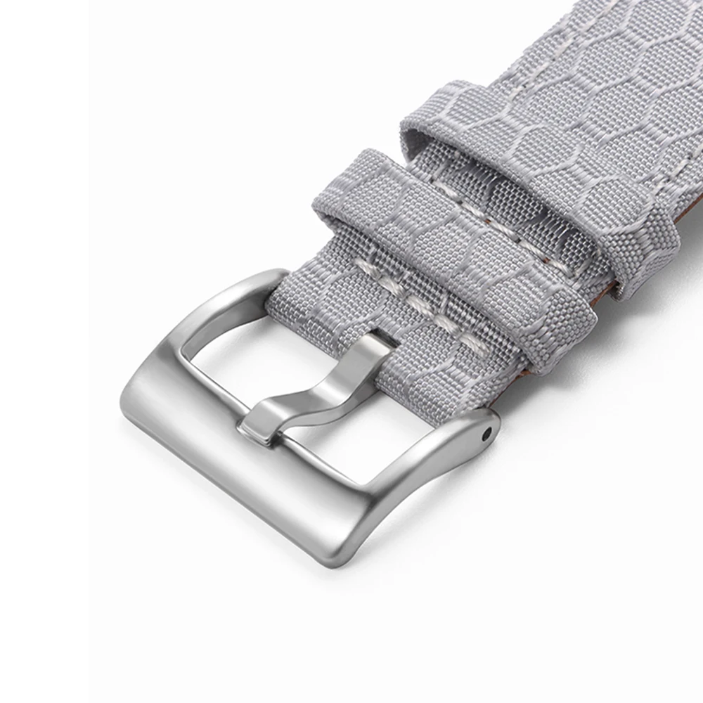 20mm 22mm Smooth Genuine Nylon - Perlon Strap Woven บทวิจารณ์และราคา