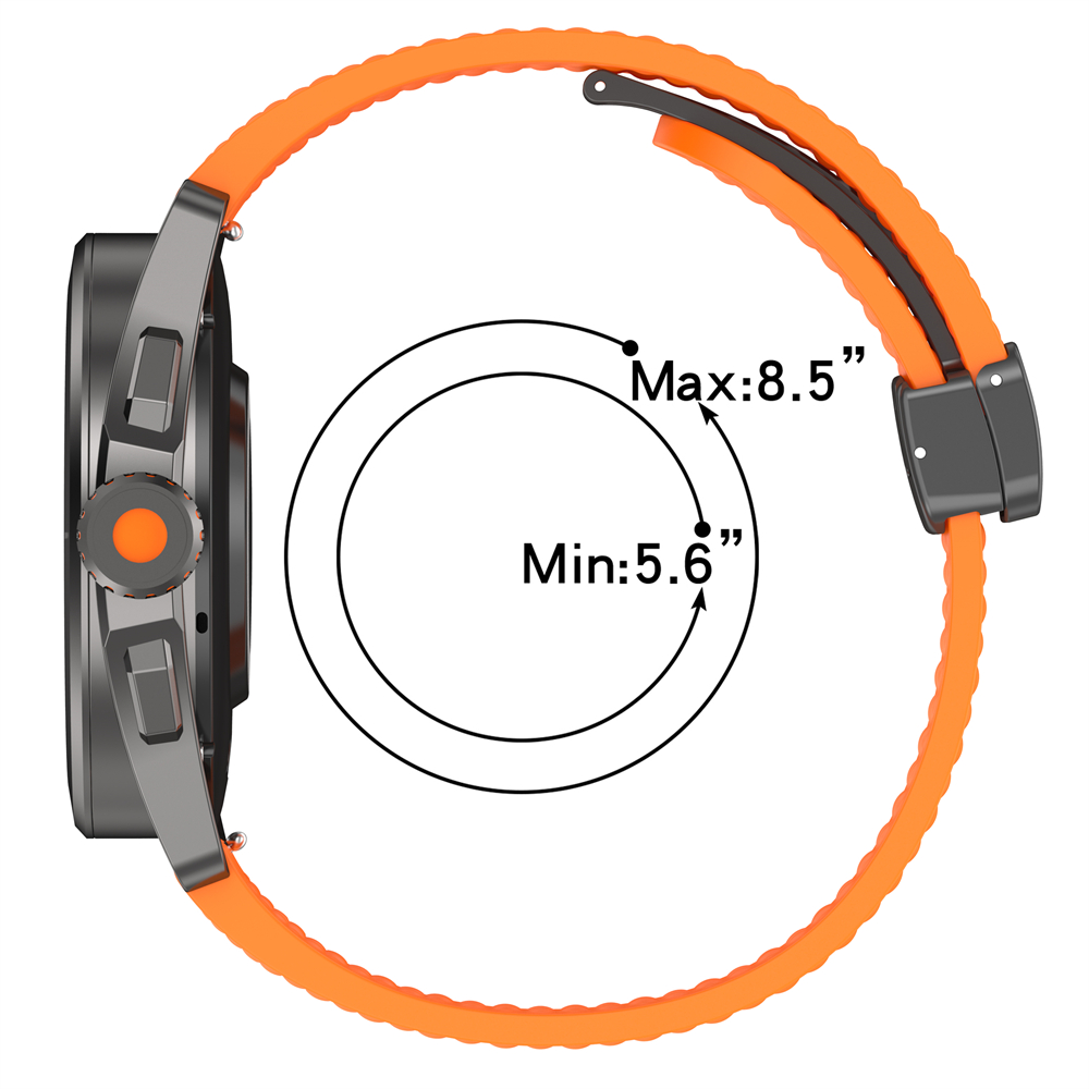 22MM Silicone Strap For HUAWEI - Silicone Watch Band 22Mm บทวิจารณ์และราคา