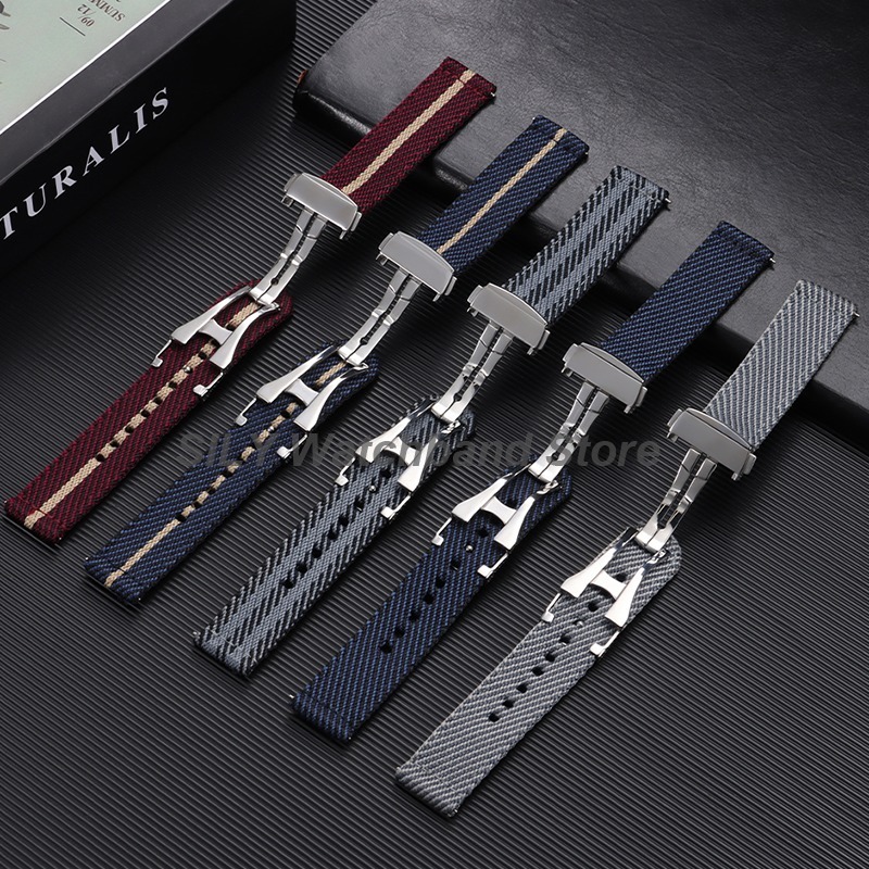 Woven Canvas Fabric Watch Band - Canvas Strap Watch บทวิจารณ์และราคา