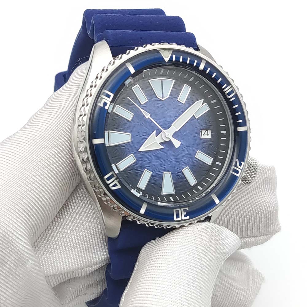 Business 41MM NH36 Automatic M - Rubber Strap Diver บทวิจารณ์และราคา