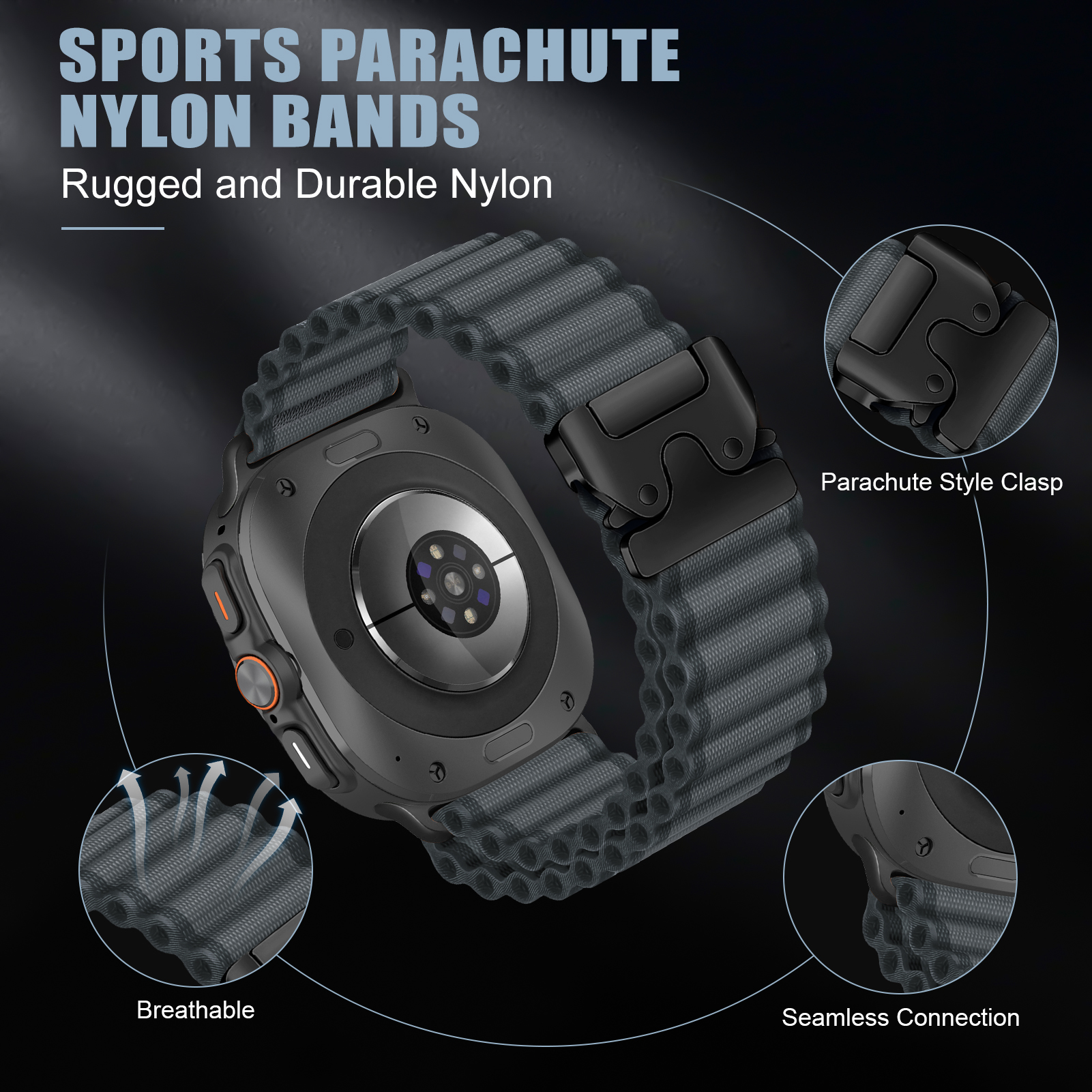 Parachute Trail loop For Samsu - Parachute Strap Elastic บทวิจารณ์และราคา