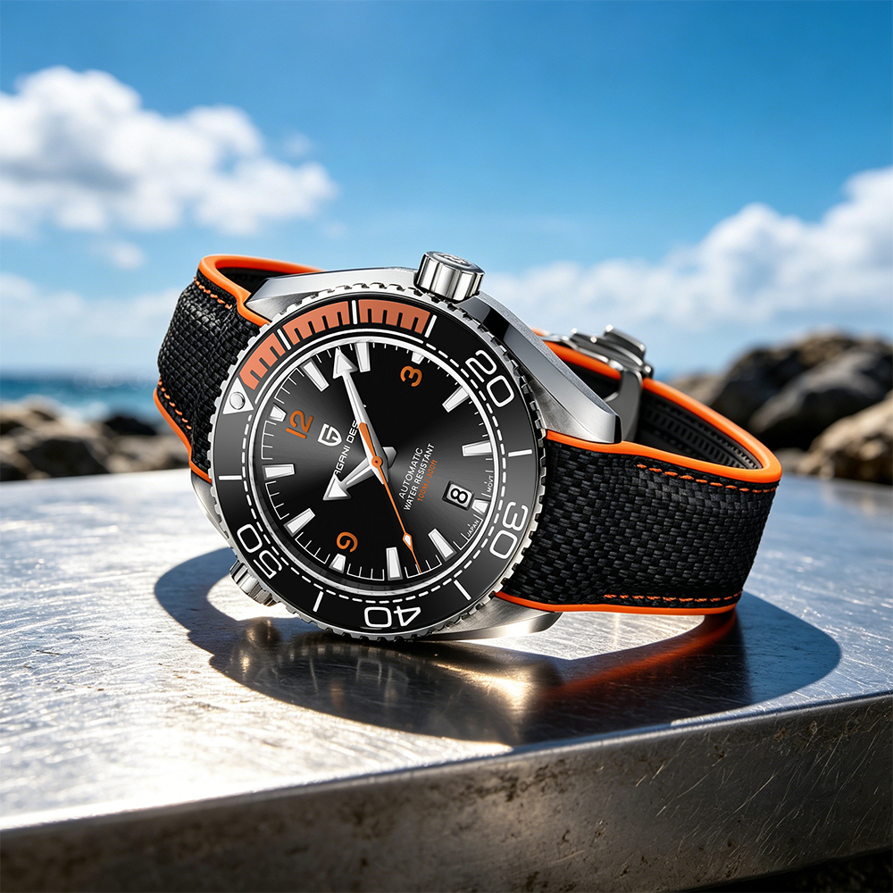 PAGANI DESIGN Diving Watch 100 - Rubber Strap Diver บทวิจารณ์และราคา
