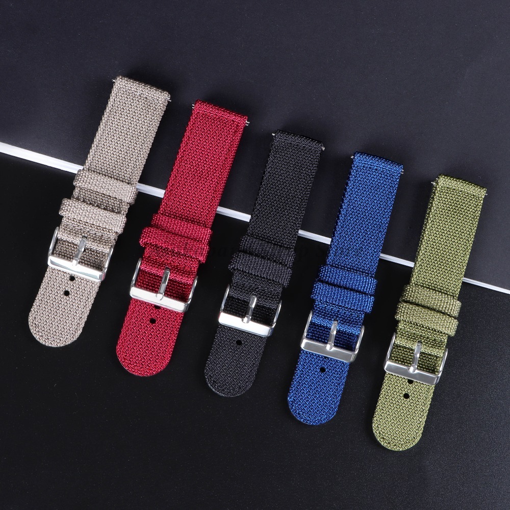 18 20 22 24mm Nylon Canvas Str - Nato Strap Nylon บทวิจารณ์และราคา