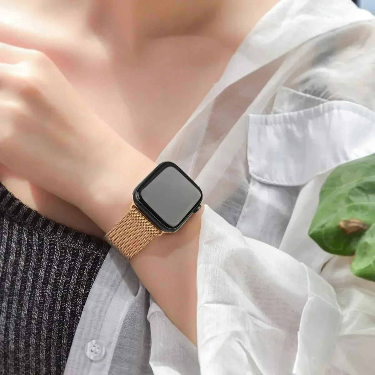 Magnetic Loop Strap For Apple  - Milanese Loop Magnetic บทวิจารณ์และราคา