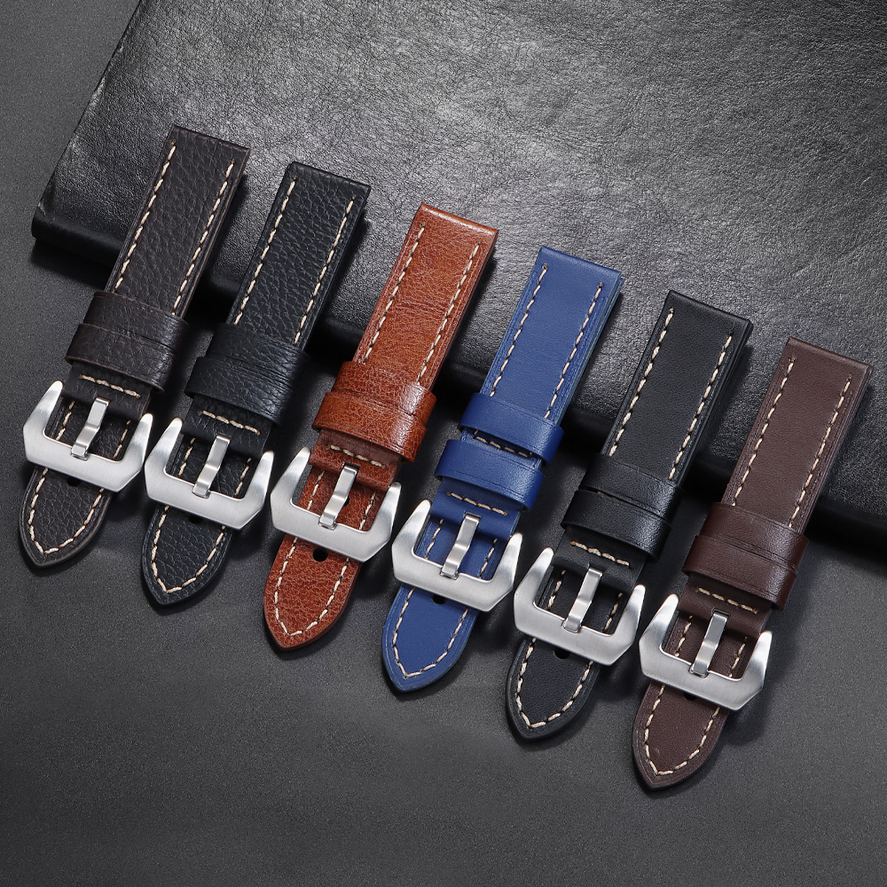 18mm 20mm 22mm 24mm Genuine Le - Suede Strap Watch บทวิจารณ์และราคา