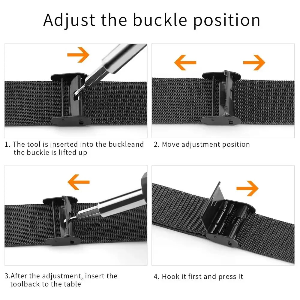 Metal Bands for OPPO Watch 41m - Mesh Strap Metal บทวิจารณ์และราคา