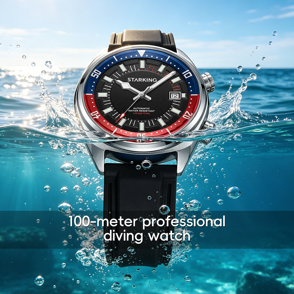 STARKING Men's Automatic 8215  - Rubber Strap Diver บทวิจารณ์และราคา