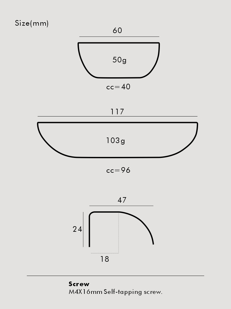 Nurlin Brass Fold Short Edge P - Curved Spring Bar บทวิจารณ์และราคา