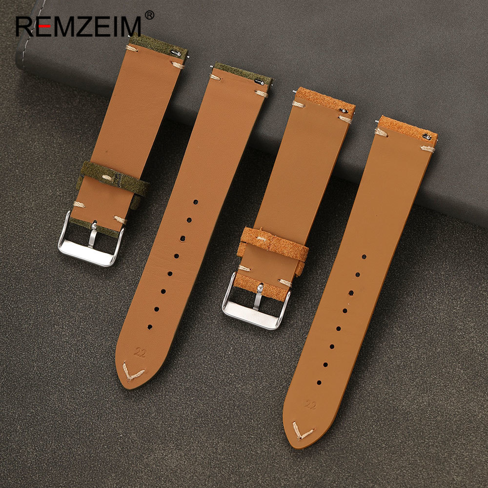Unisex Suede Leather Watch Bel - Suede Strap Watch บทวิจารณ์และราคา