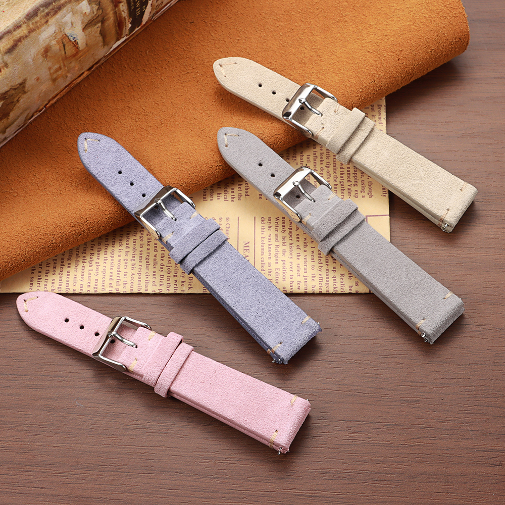 14 16 18 19 20 21 22mm Quick R - Suede Strap Watch บทวิจารณ์และราคา