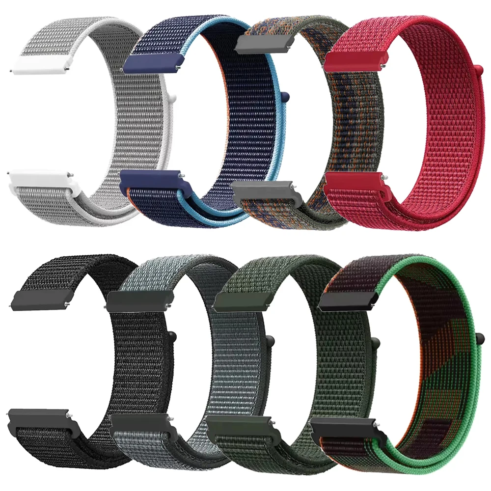 Nylon Loop Watchband For HUAWE - Sport Loop Velcro บทวิจารณ์และราคา