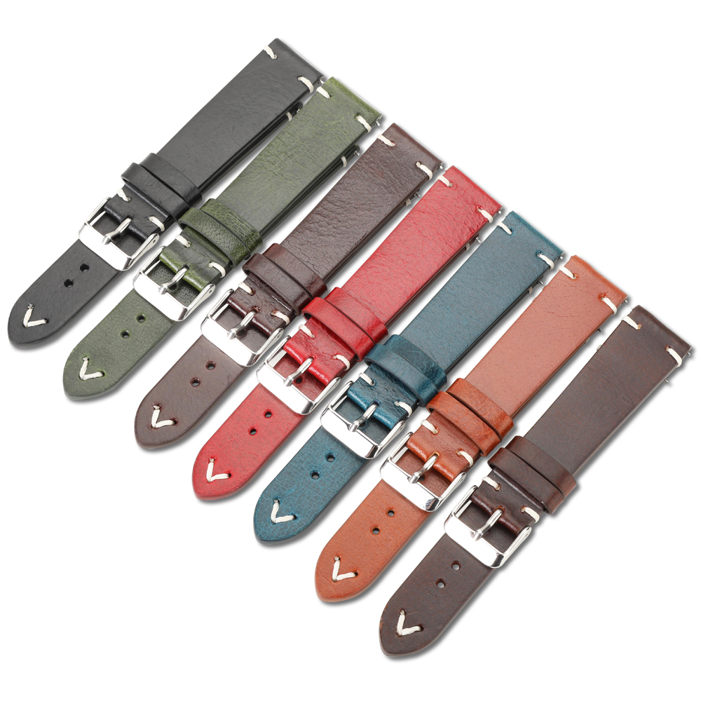 Vintage Genuine 18mm 19mm 20mm - Suede Strap Watch บทวิจารณ์และราคา