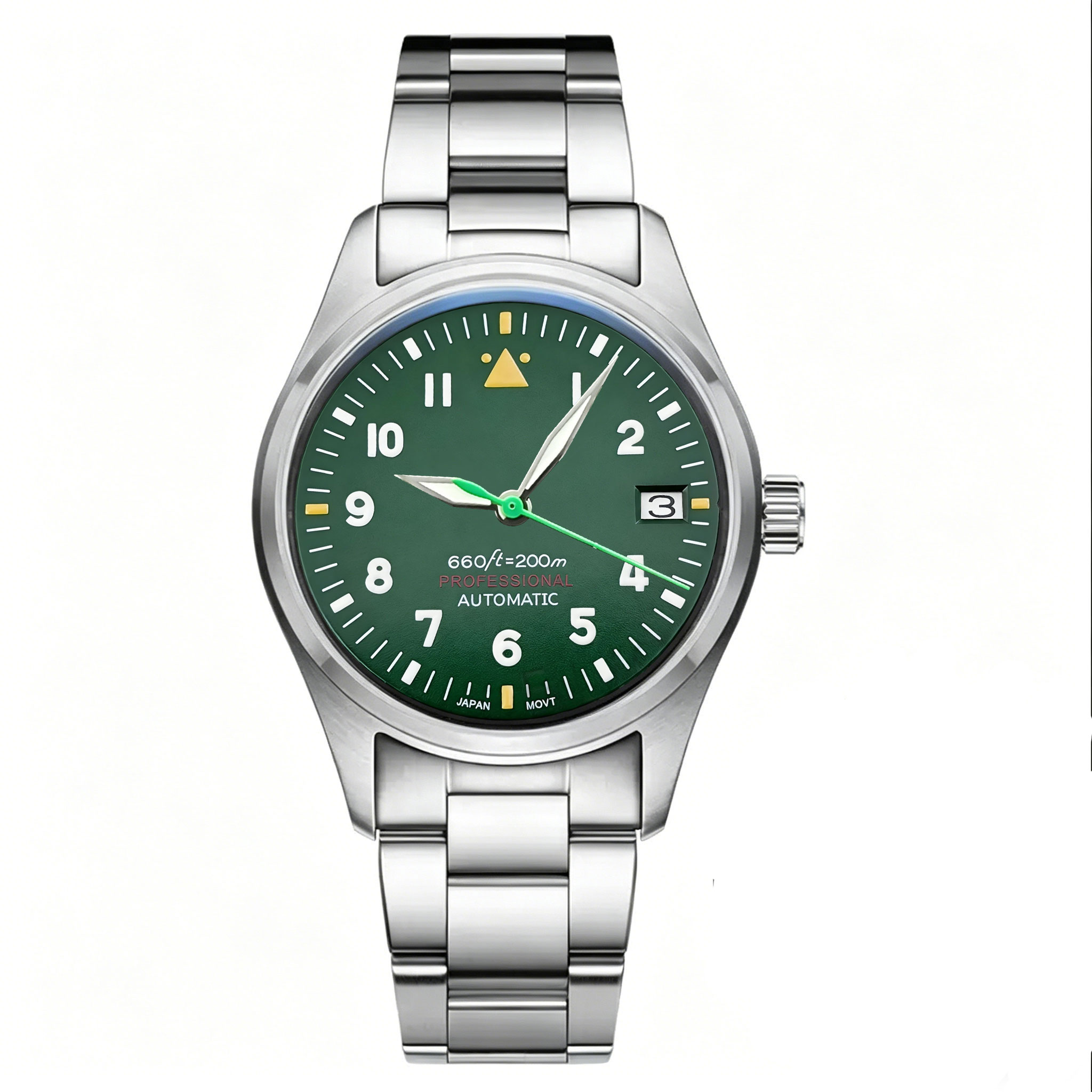 Custom LOGO 36mm 39mm Pilot Wa - Stainless Bracelet Diver บทวิจารณ์และราคา