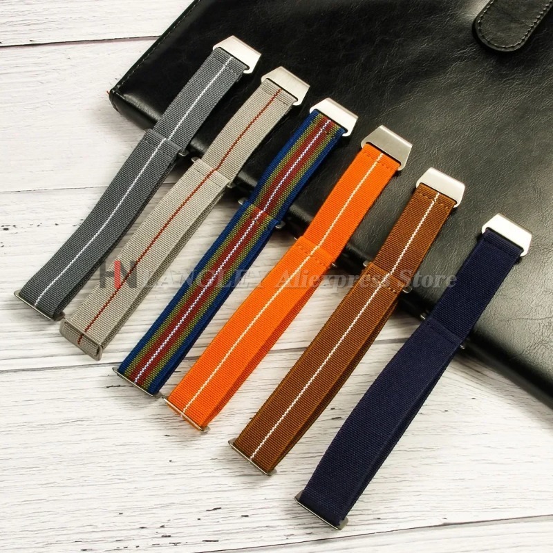 Elastic Nylon Watch Band for S - Parachute Strap Elastic บทวิจารณ์และราคา