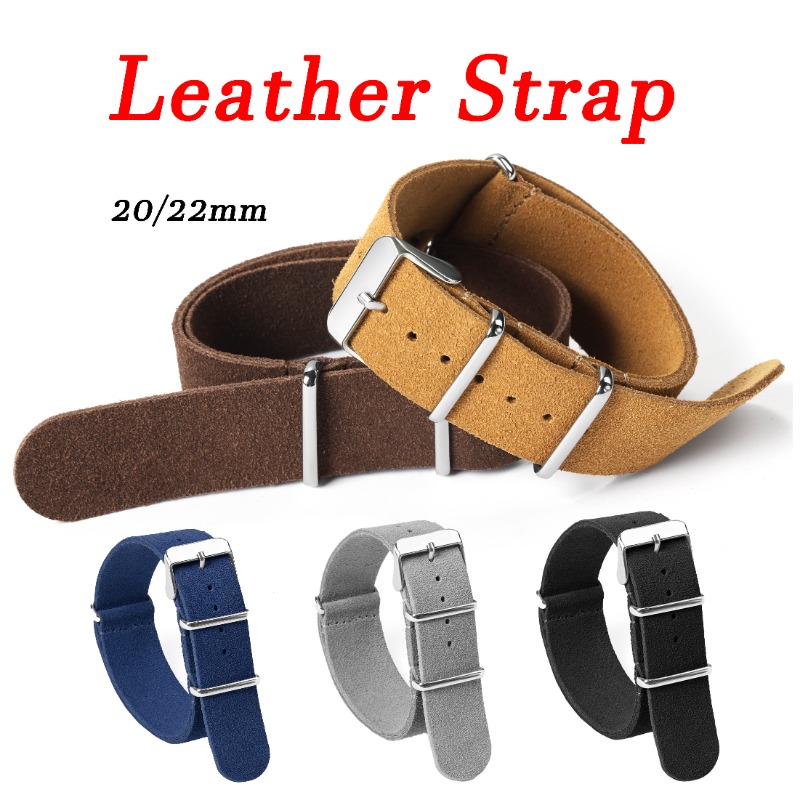 20mm 22mm Universal Military R - Suede Strap Watch บทวิจารณ์และราคา