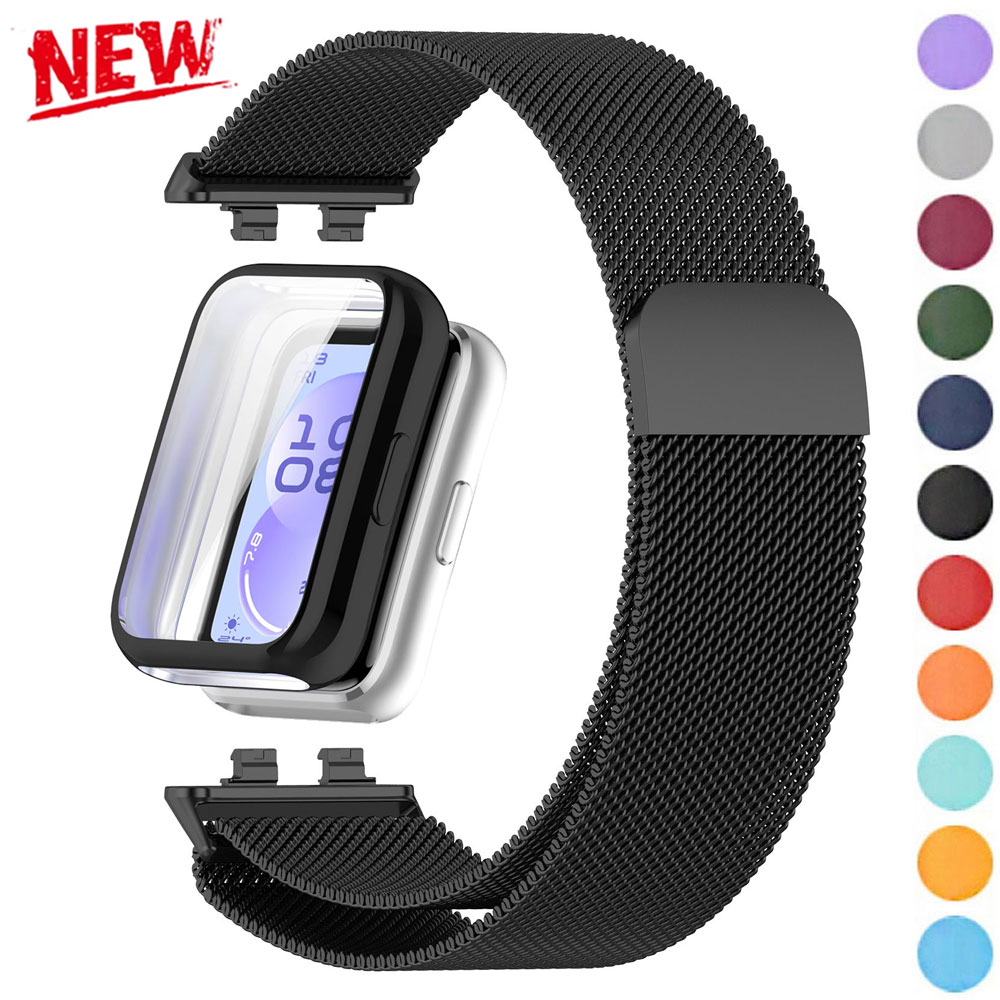 2in1 Strap Case For Huawei Ban - Milanese Loop Magnetic บทวิจารณ์และราคา