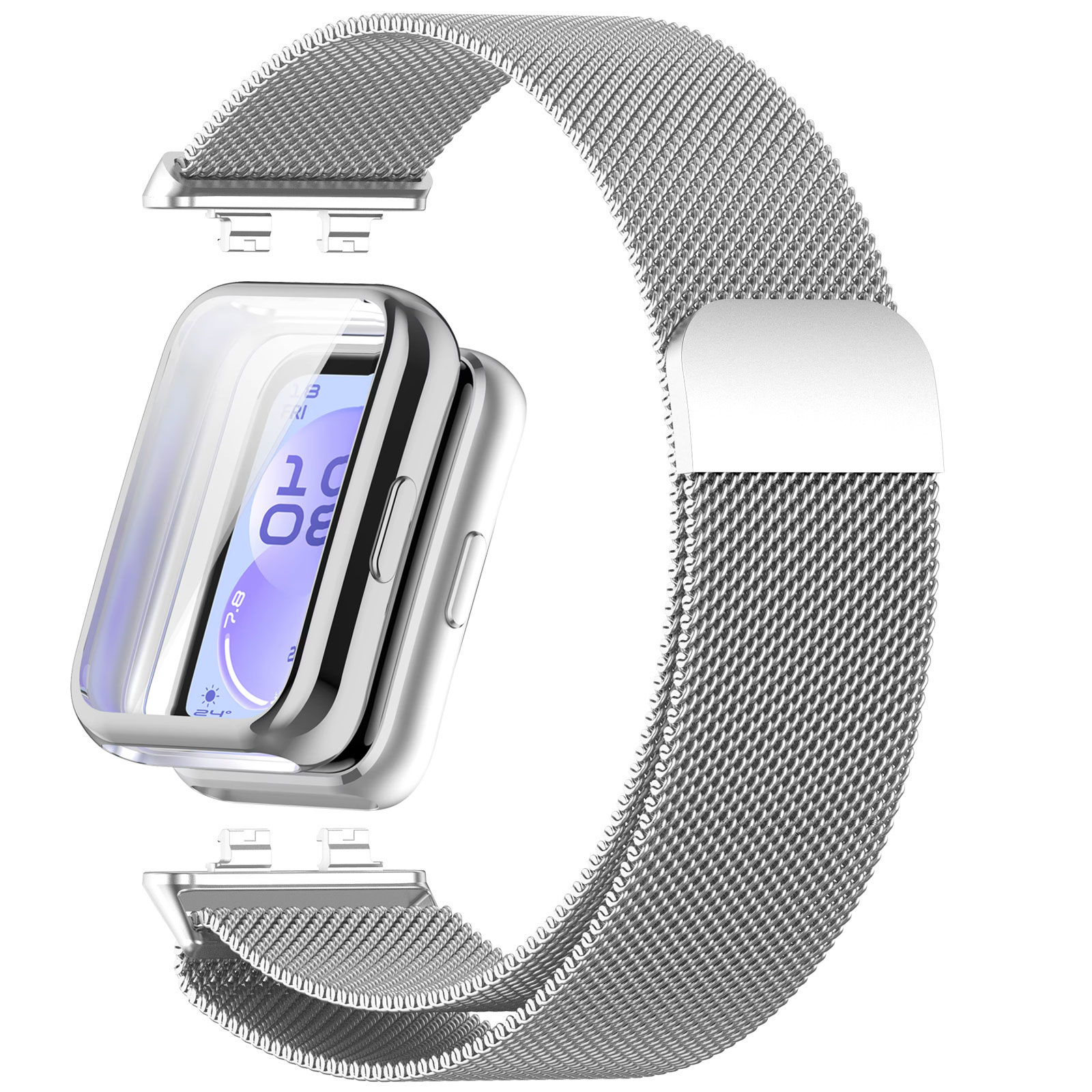 2in1 Strap Case For Huawei Ban - Milanese Loop Magnetic บทวิจารณ์และราคา