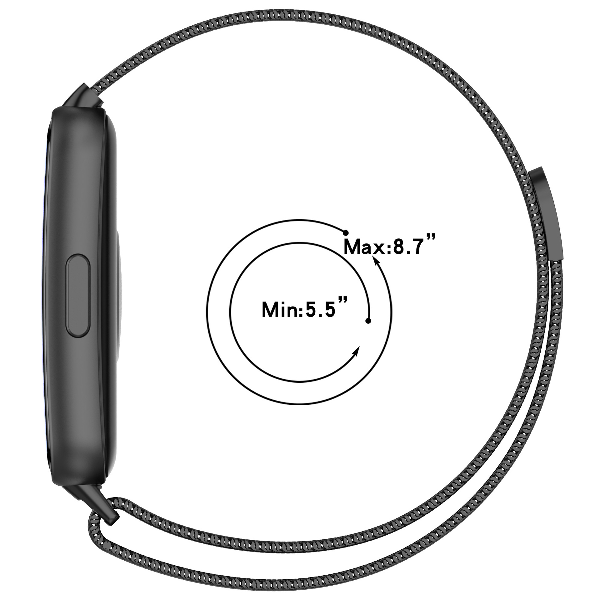 2in1 Strap Case For Huawei Ban - Milanese Loop Magnetic บทวิจารณ์และราคา