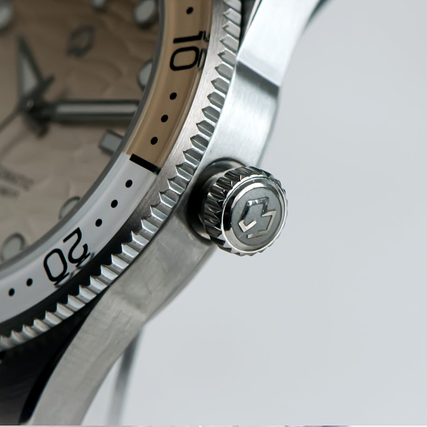 40mm Diver Watch Texture Men's - Rubber Strap Diver บทวิจารณ์และราคา