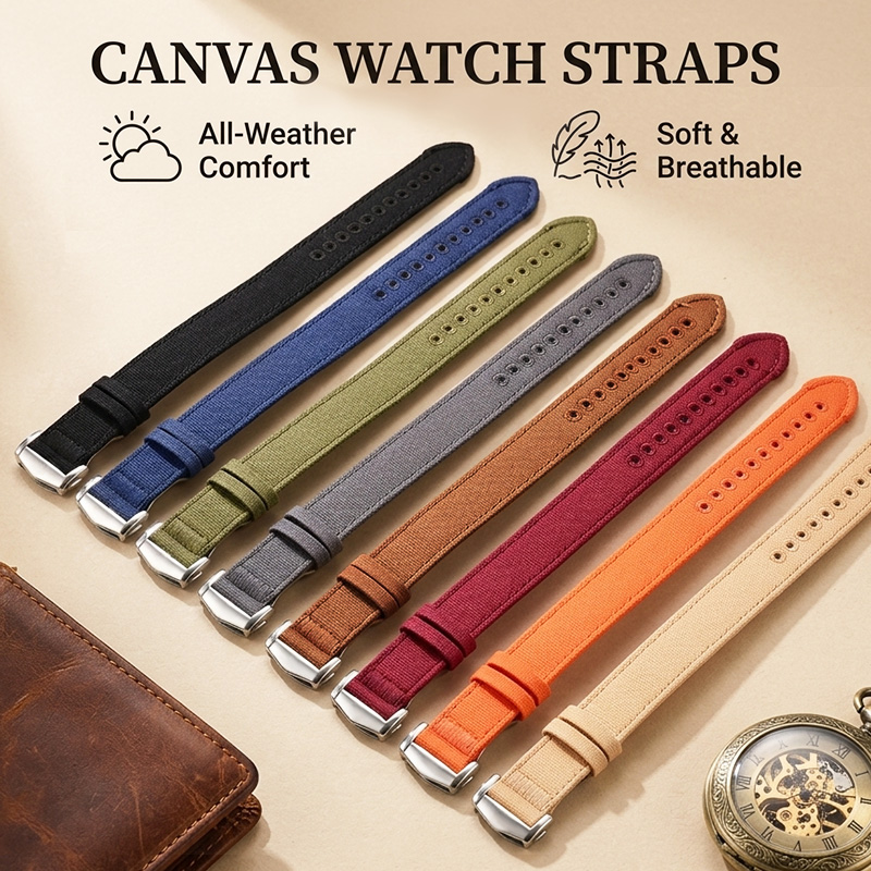 Canvas Watch Strap 18/20/22mm  - Canvas Strap Watch บทวิจารณ์และราคา
