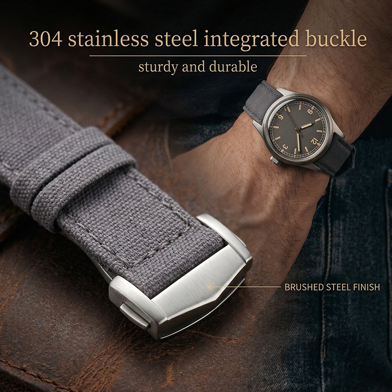 Canvas Watch Strap 18/20/22mm  - Canvas Strap Watch บทวิจารณ์และราคา