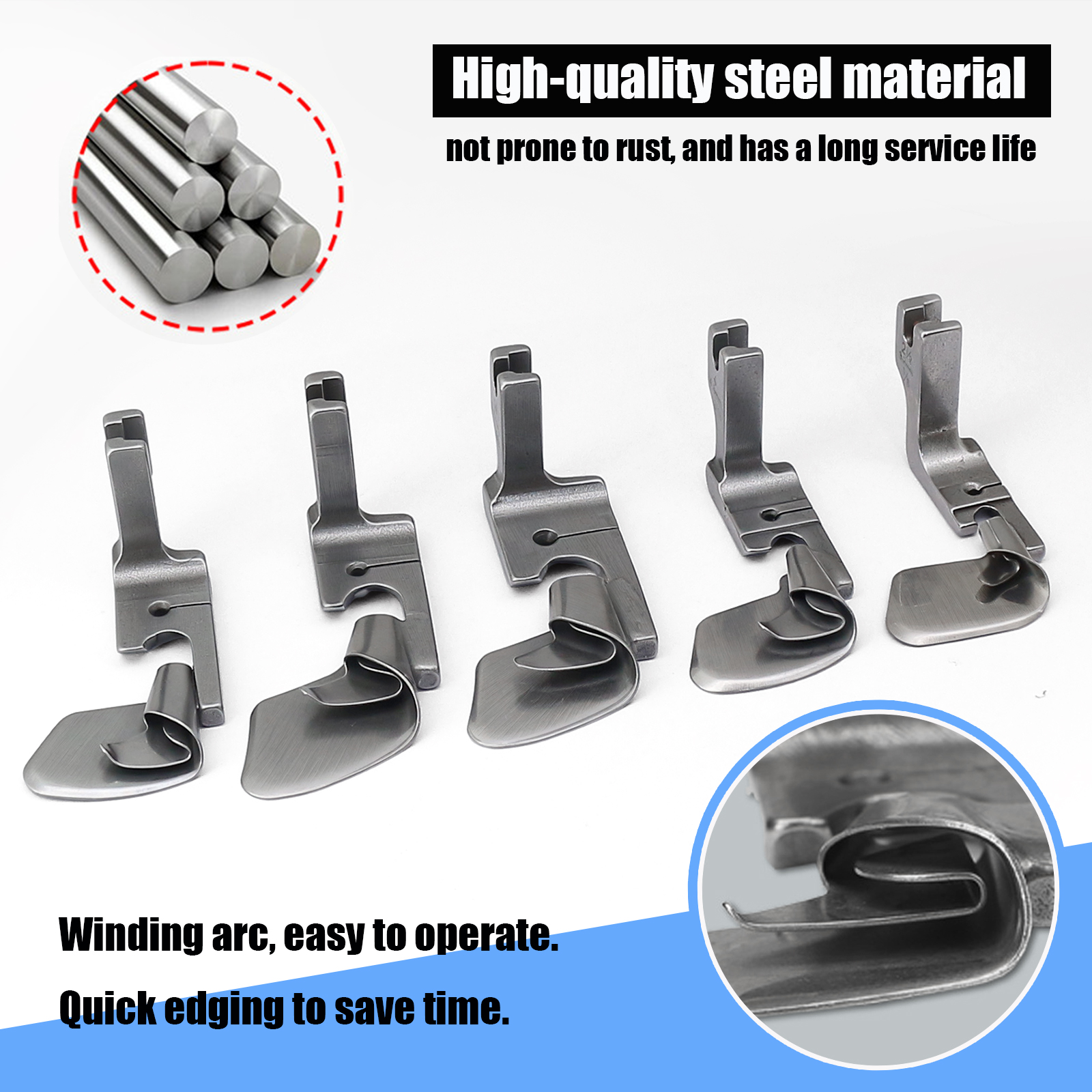 Curved Scroll Hemmer Foot 3.2- - Curved Spring Bar บทวิจารณ์และราคา