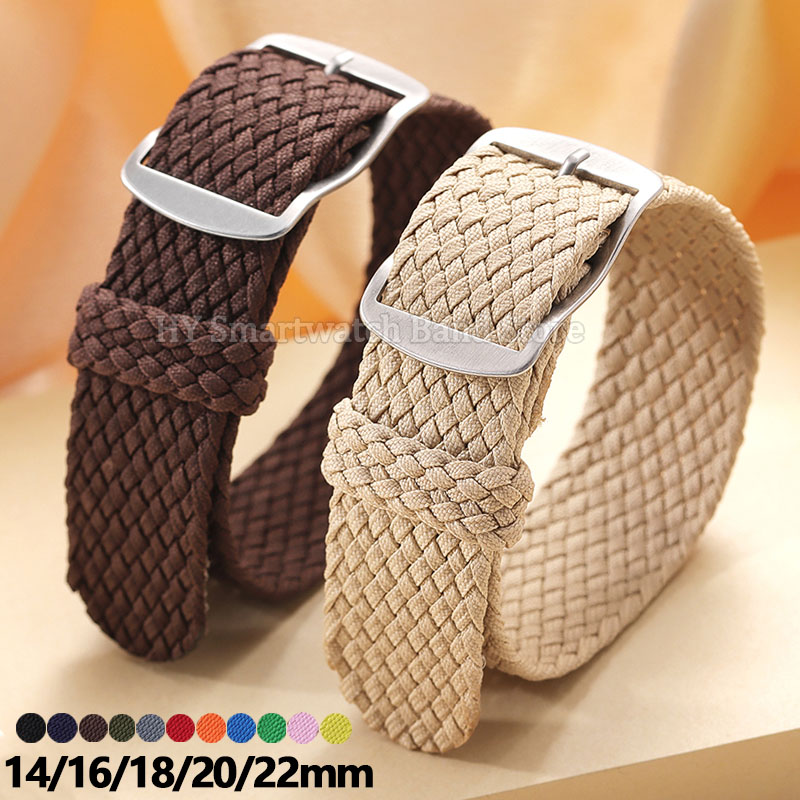 14mm 16mm 18mm 20mm 22mm Woven - Perlon Strap Woven บทวิจารณ์และราคา