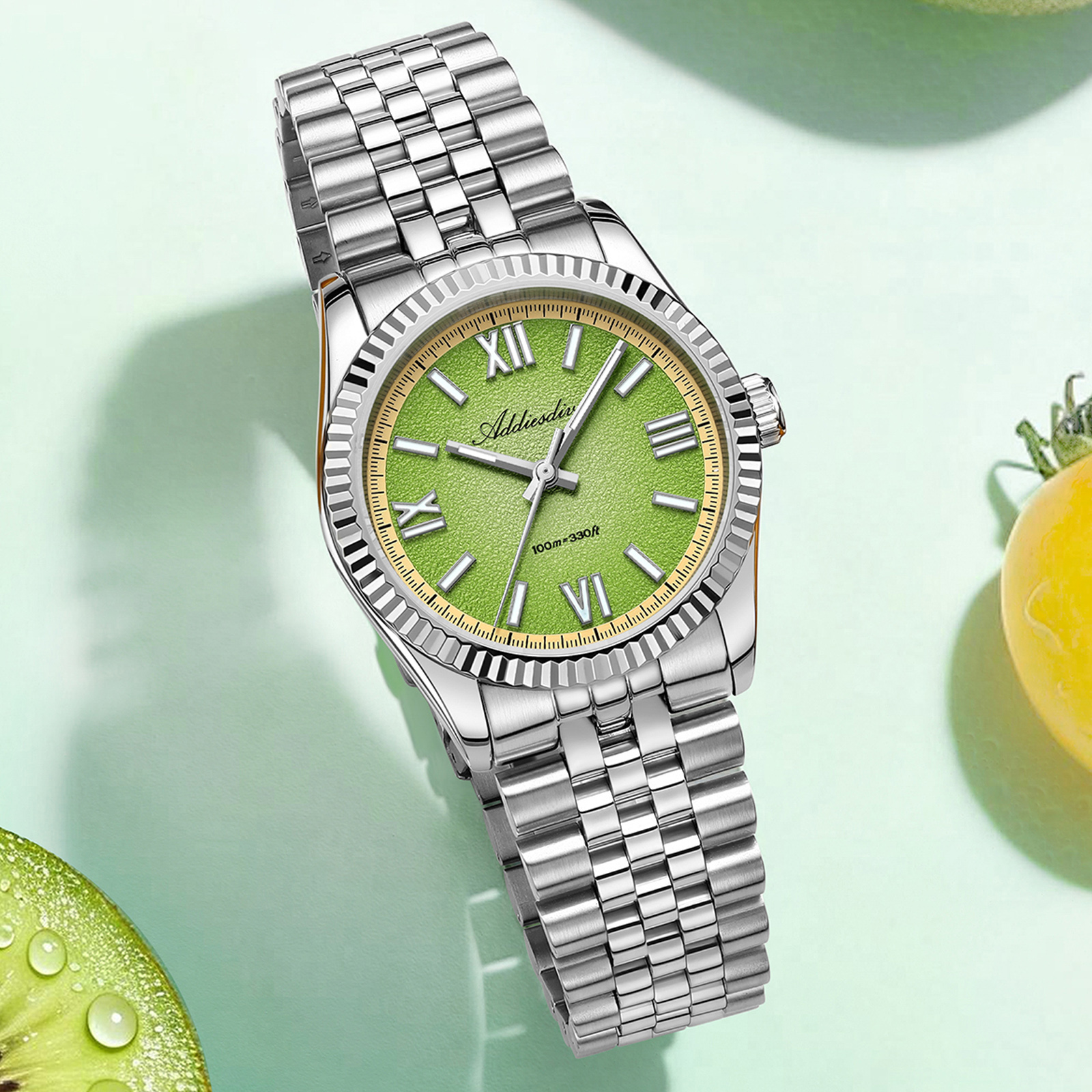 ADDIESDIVE Hight Quality Sapph - Stainless Bracelet Diver บทวิจารณ์และราคา