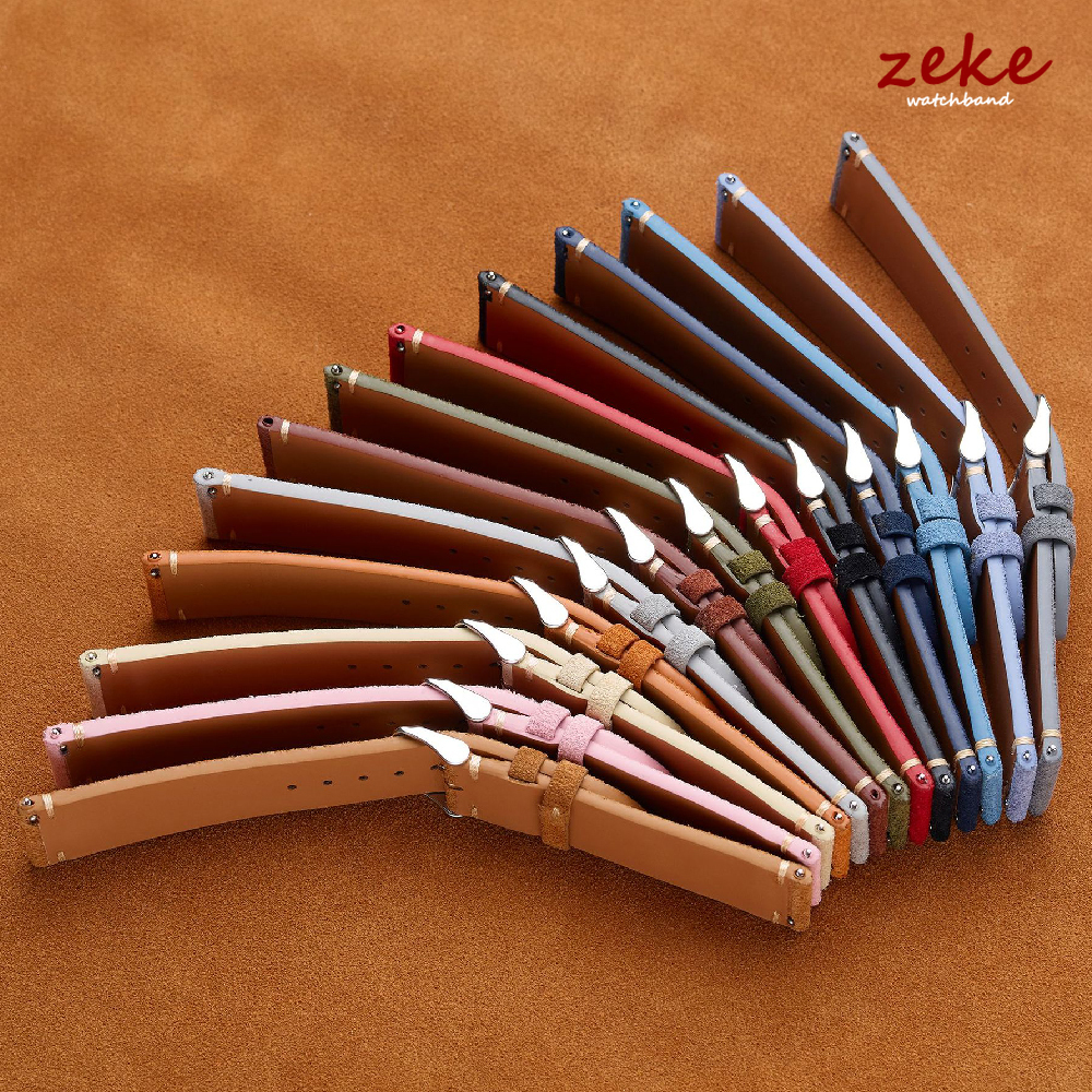 Brown Genuine Leather Watch Ba - Suede Strap Watch บทวิจารณ์และราคา