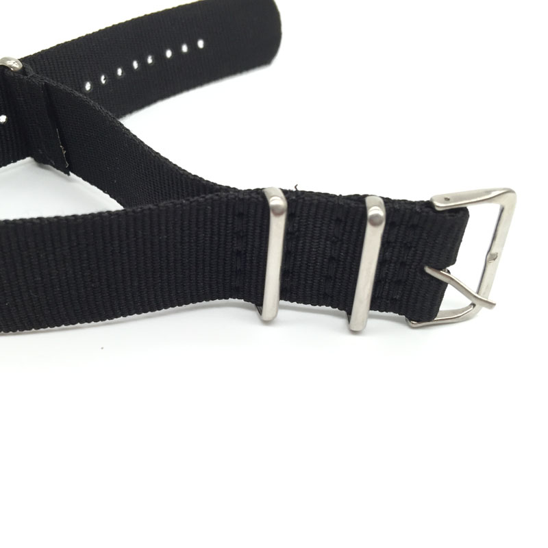 Black Nylon Strap for 16mm 18m - Nato Strap Nylon บทวิจารณ์และราคา