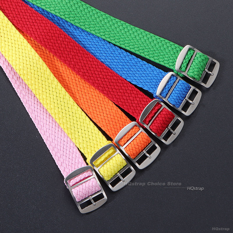 16mm 18mm 20mm 22mm Strap for  - Perlon Strap Woven บทวิจารณ์และราคา