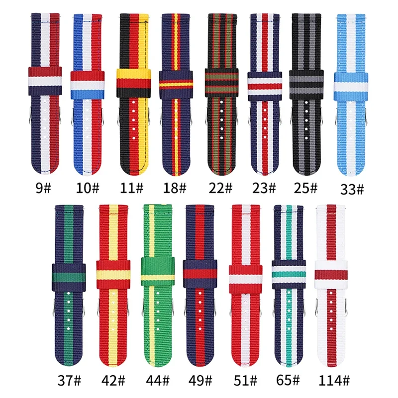 20mm 22mm Woven Nylon Strap fo - Nato Strap Nylon บทวิจารณ์และราคา