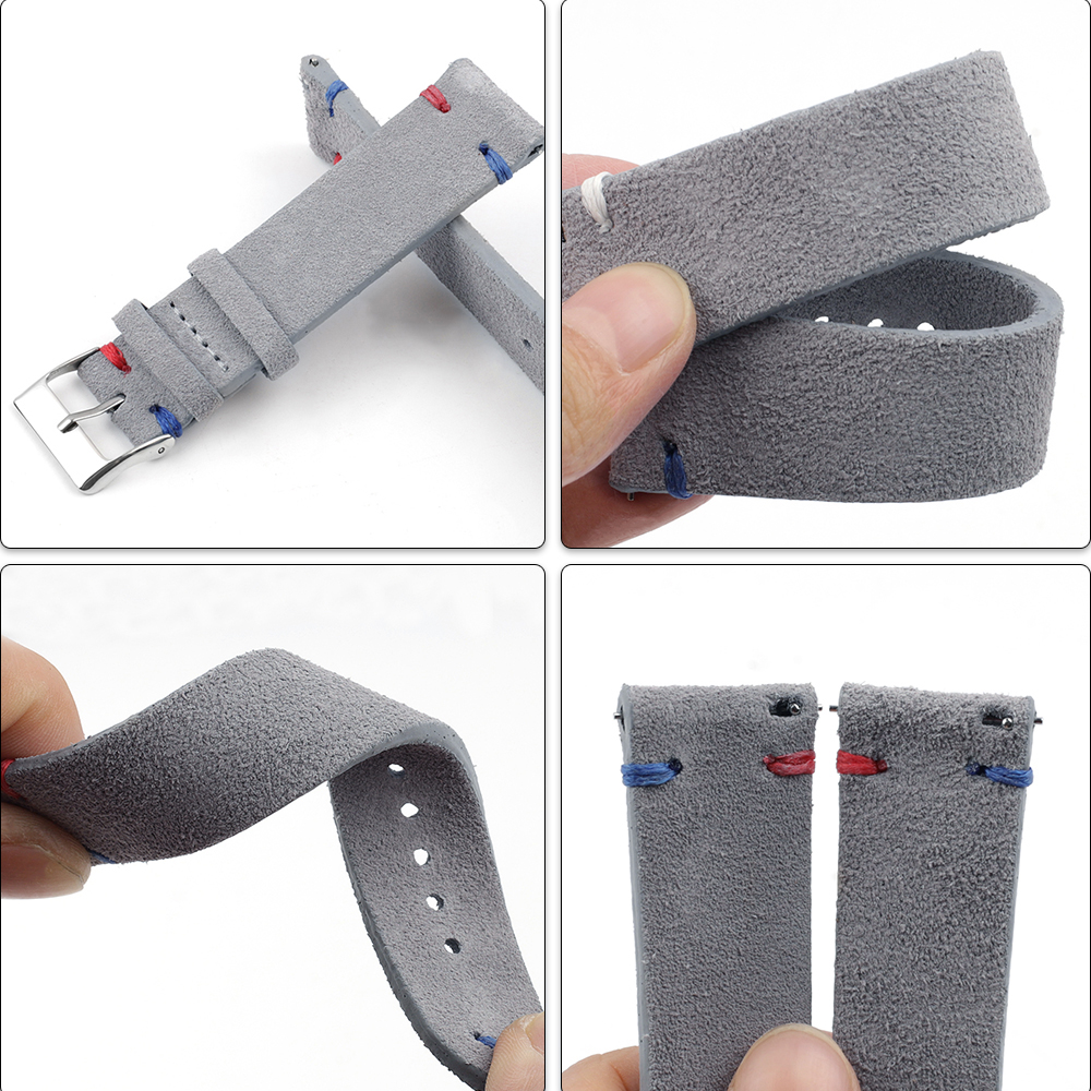 High Quality Vintage Suede Lea - Suede Strap Watch บทวิจารณ์และราคา
