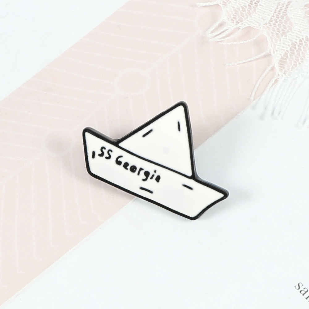 Paper Boat Enamel Pin SS Georg - Buckle Pin Ss บทวิจารณ์และราคา