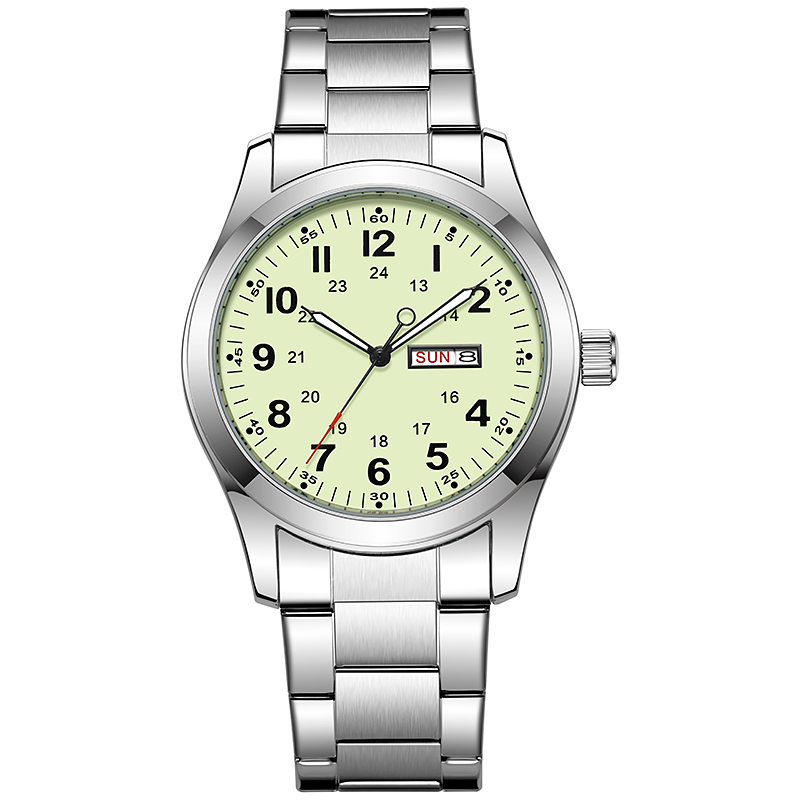 2026 Men's 42mm Watch Glow in  - Canvas Strap Watch บทวิจารณ์และราคา