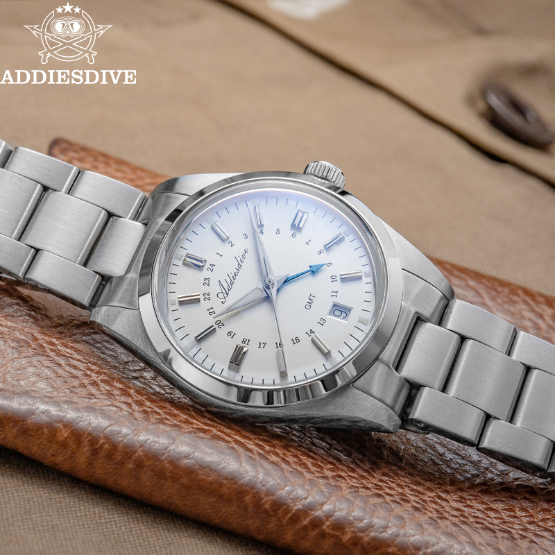 ADDIESDIVE Hot Brand 36mm Luxu - Stainless Bracelet Diver บทวิจารณ์และราคา