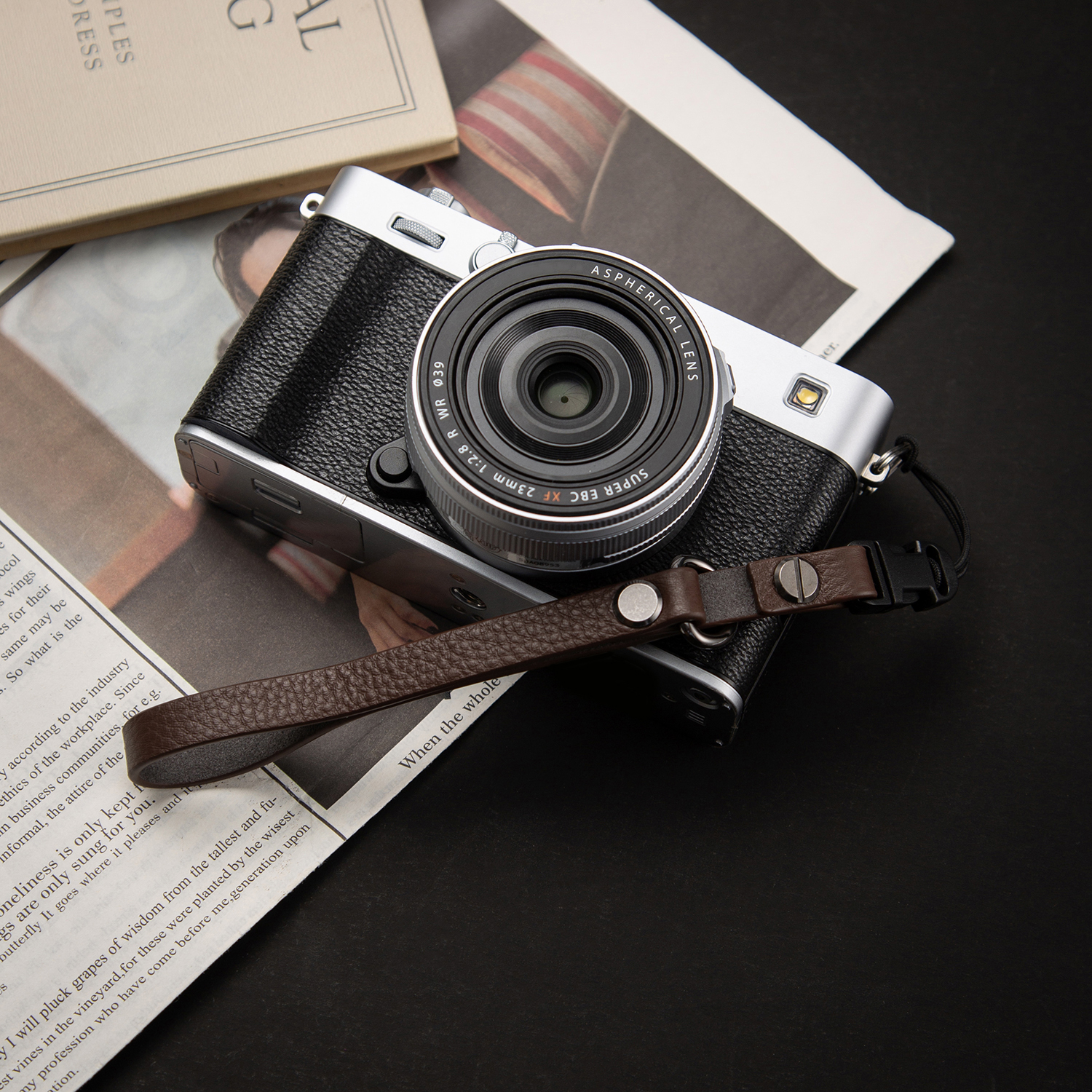 Adjustable Handmade Cowhide Le - Leather Strap Quick Release บทวิจารณ์และราคา