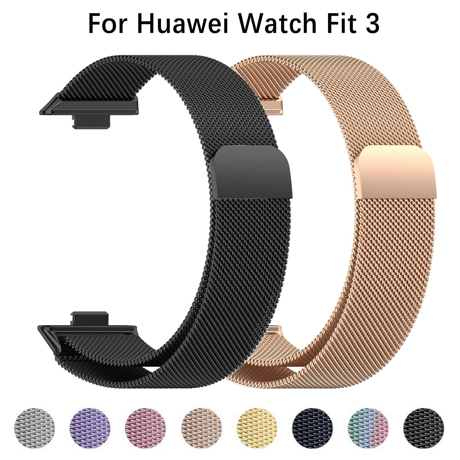 Milanese Loop Strap for Huawei - Milanese Loop Magnetic บทวิจารณ์และราคา