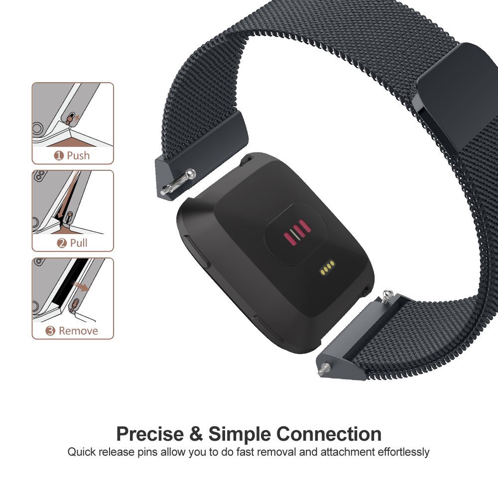 Milanese Mesh Band Strap for F - Mesh Strap Metal บทวิจารณ์และราคา