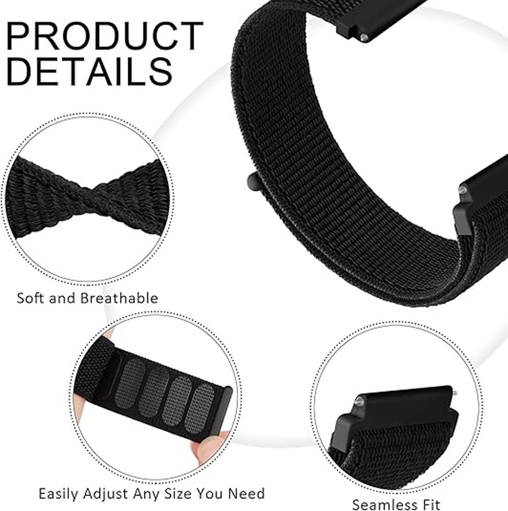 Nylon Breathable Loop Watchban - Sport Loop Velcro บทวิจารณ์และราคา