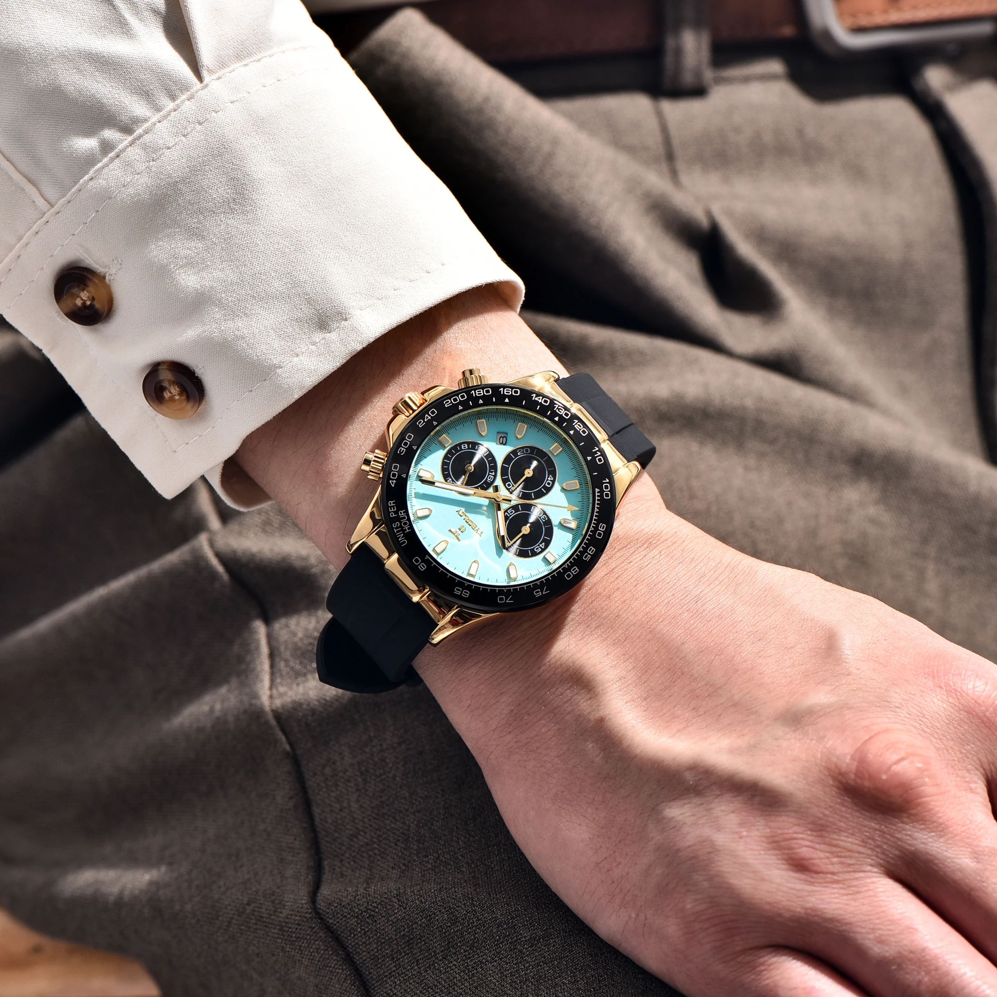 TYBERLEY Sophisticated Eleganc - Rubber Strap Diver บทวิจารณ์และราคา