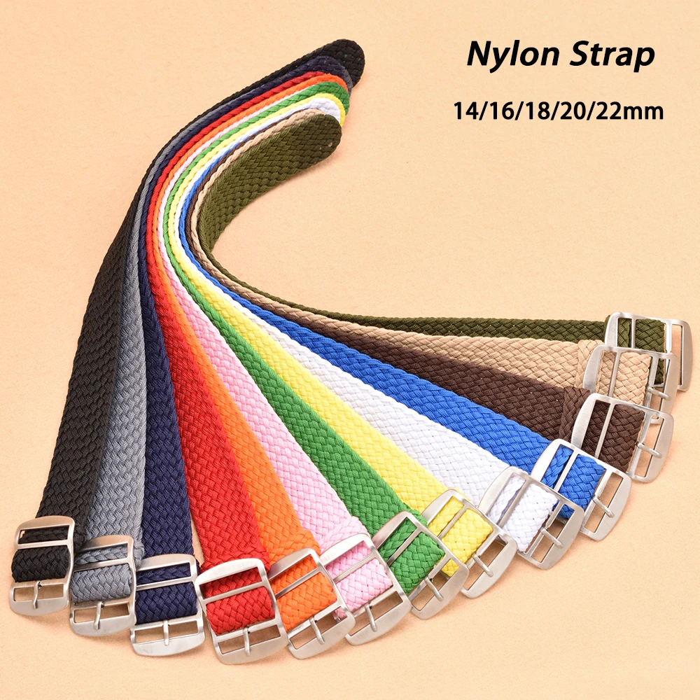 Woven Nylon Watch Strap 14mm 1 - Perlon Strap Woven บทวิจารณ์และราคา