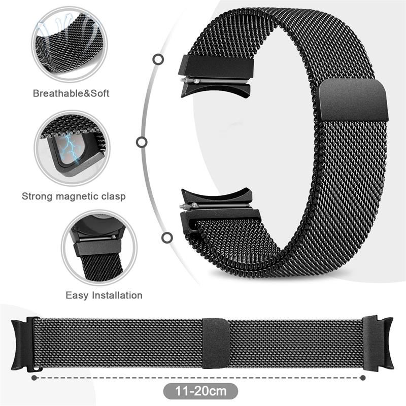 Milanese Loop Strap For Samsun - Milanese Loop Magnetic บทวิจารณ์และราคา