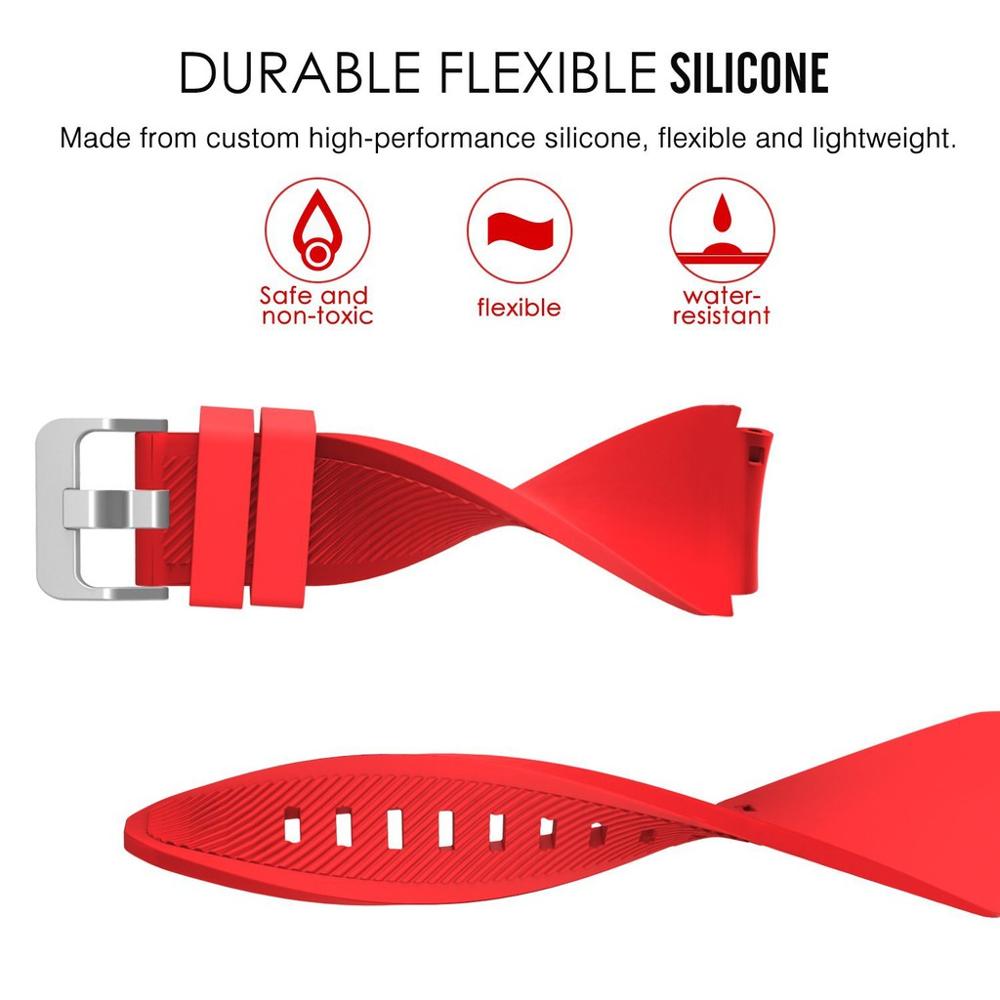 22mm Silicone Strap For Realme - Silicone Watch Band 22Mm บทวิจารณ์และราคา