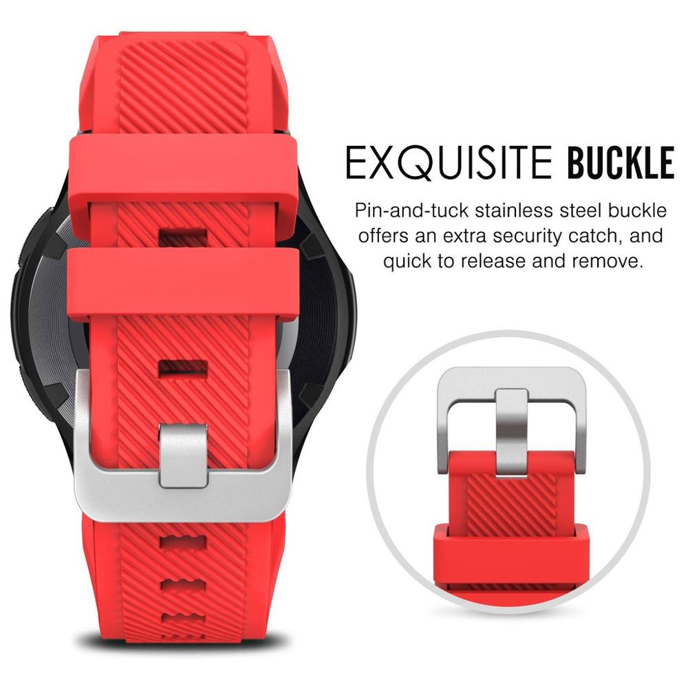 22mm Silicone Strap For Realme - Silicone Watch Band 22Mm บทวิจารณ์และราคา